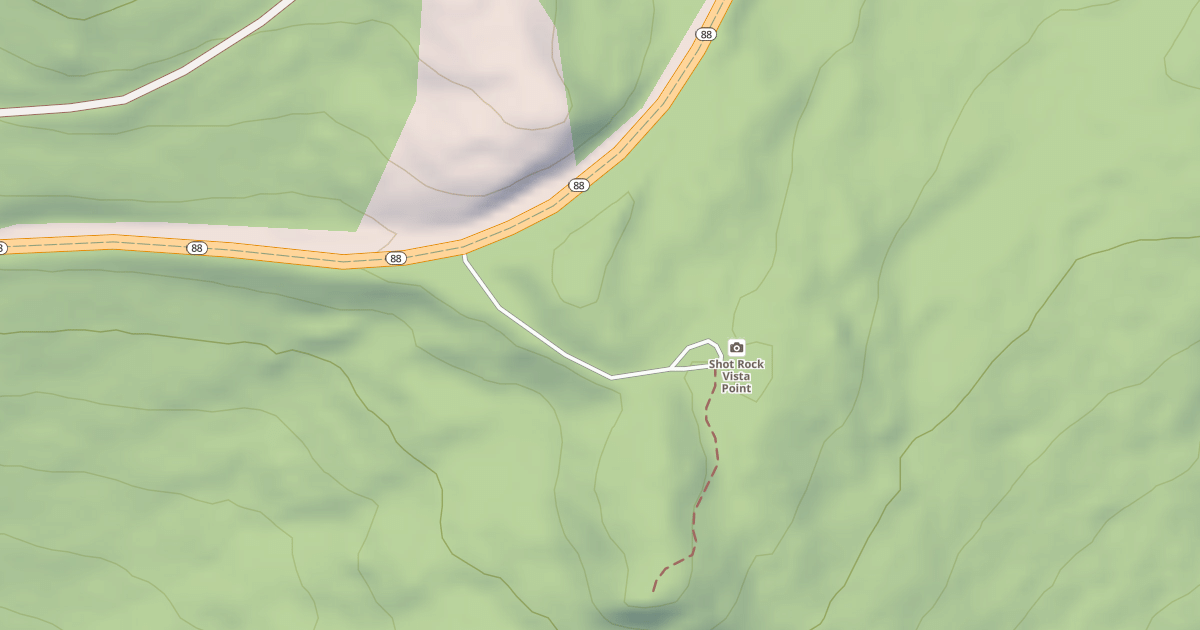 Map preview of SHOT ROCK VISTA POINT