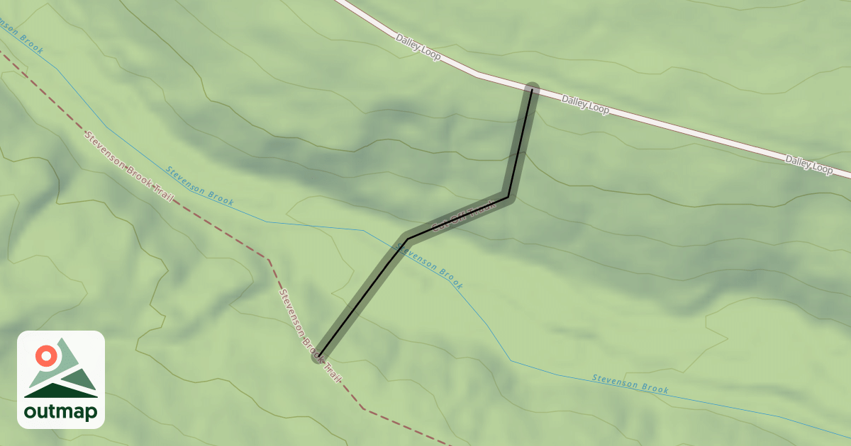 Map of Cut-Off Trauk