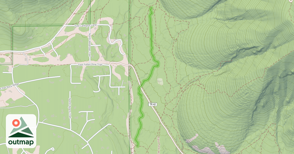 Map of Lower Oldham Trail