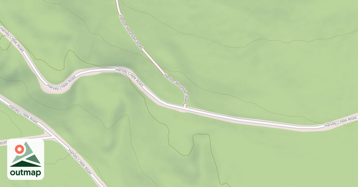 Map of HANLON MTN