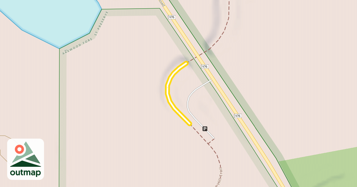 Map of Fort Hill Trail