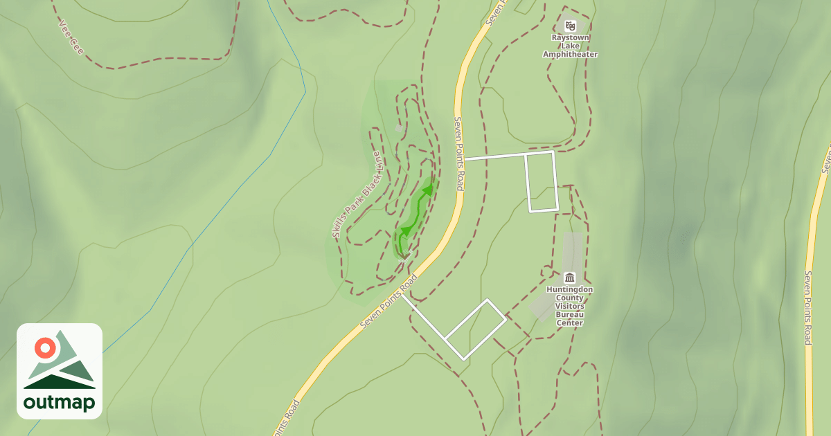 Map of Skills Park Green Line