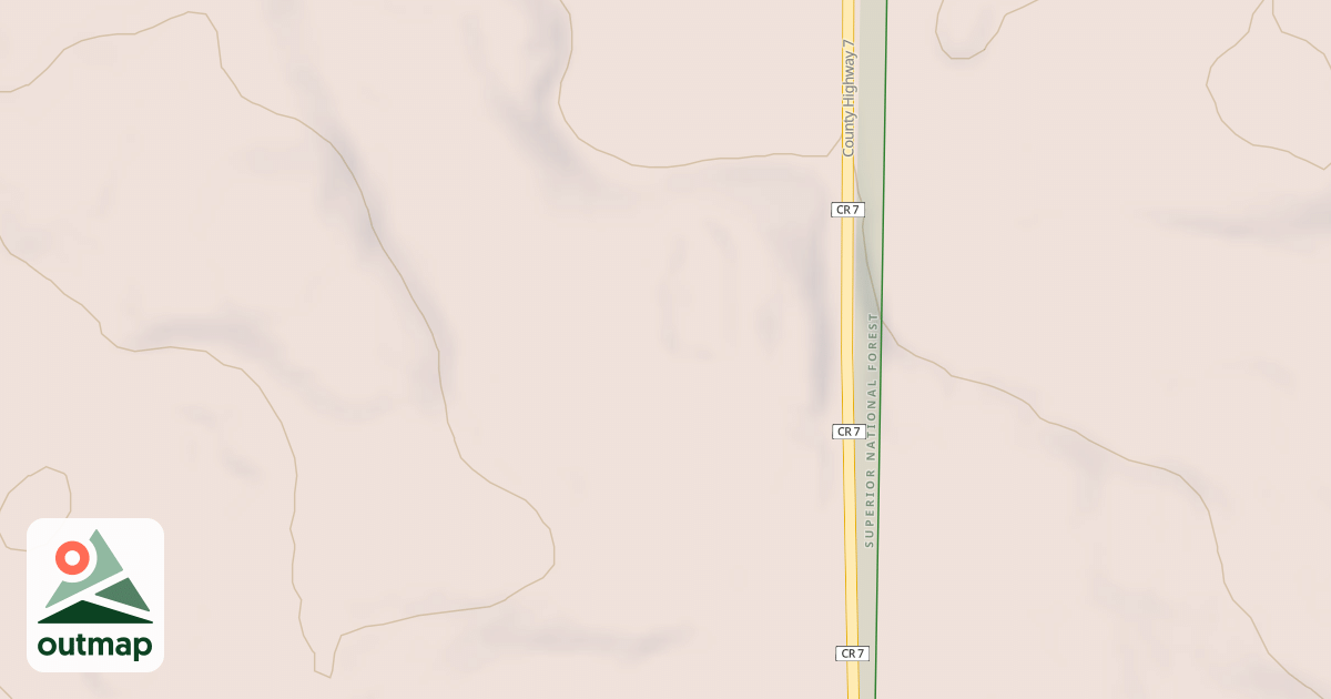 Map of HARRIET LAKE SPUR C