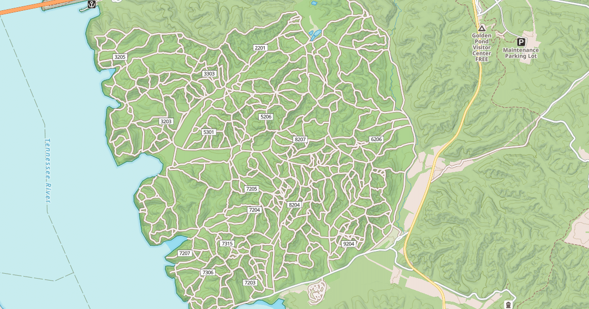 Map preview of USFS Motor Vehicle Use Map Trails 19876