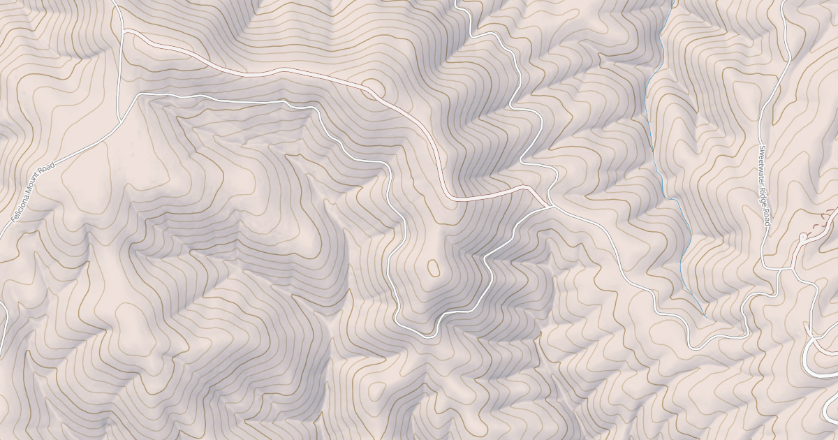 Map preview of FELICIANA MTN ROAD