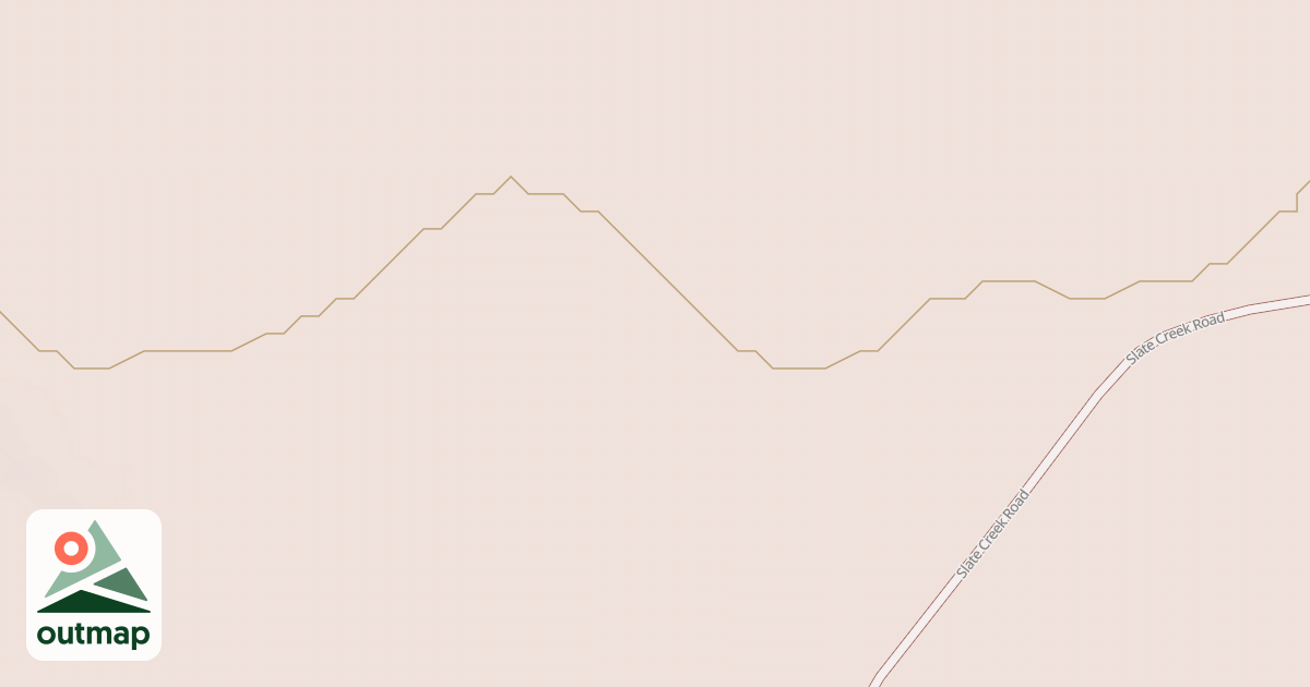 Map of BOARD CABIN SPUR