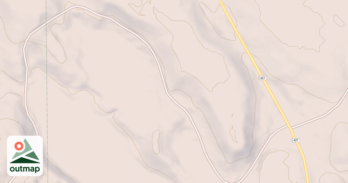 Map of POT LAKE ROAD
