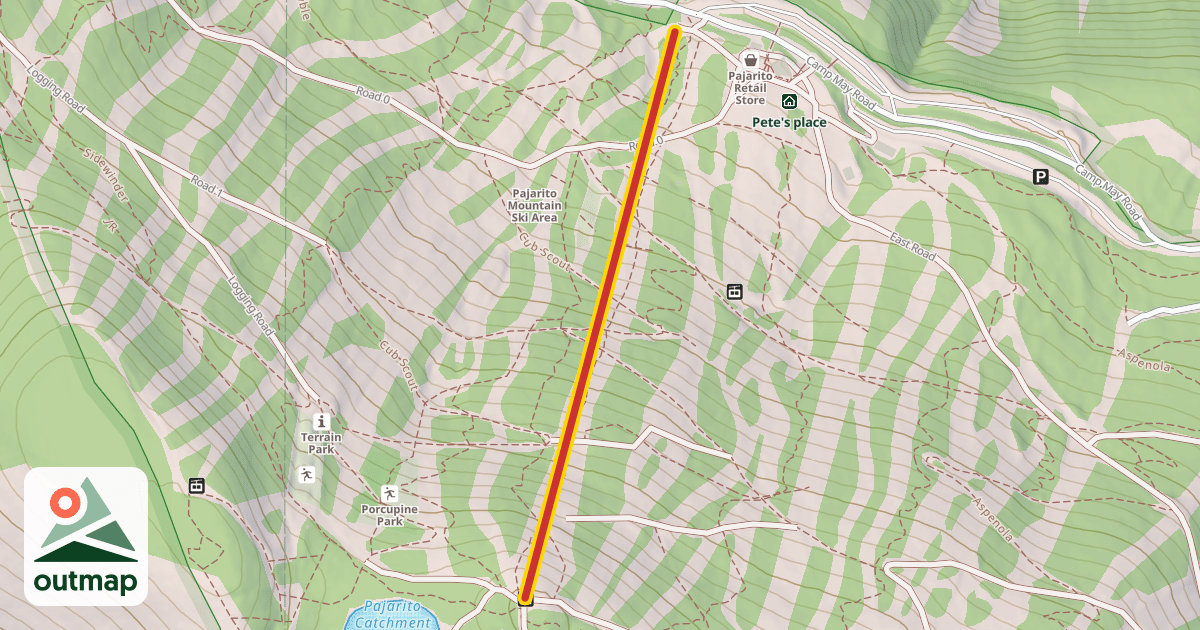 Map of Aspen Triple
