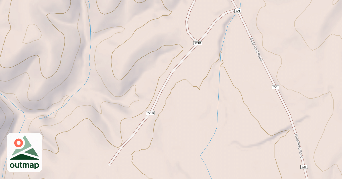 Map of DOUBLE SHACK BRANCH