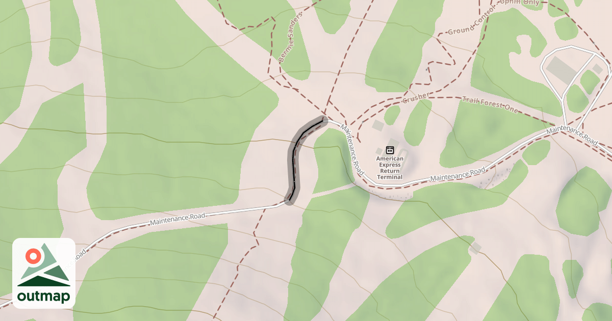 Map of Maintenance Road