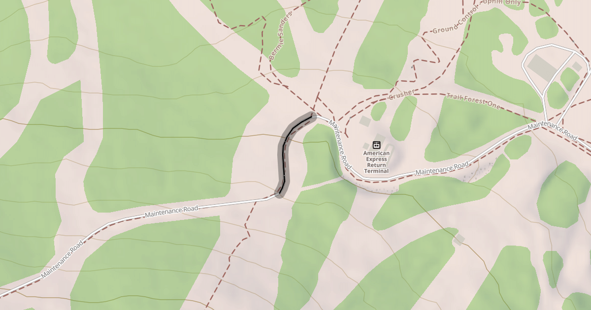 Map preview of Maintenance Road