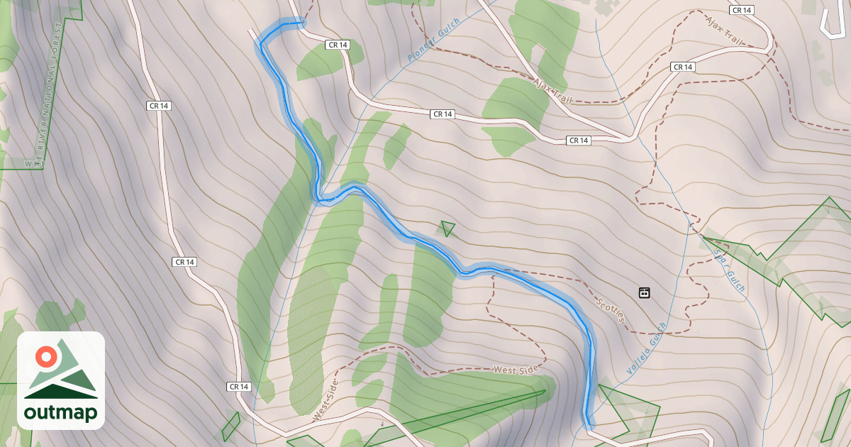 Map of Tower Ten Road
