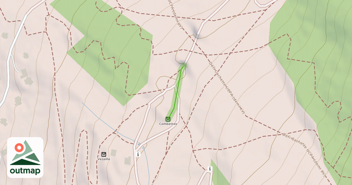 Map of Accès Arc 1600