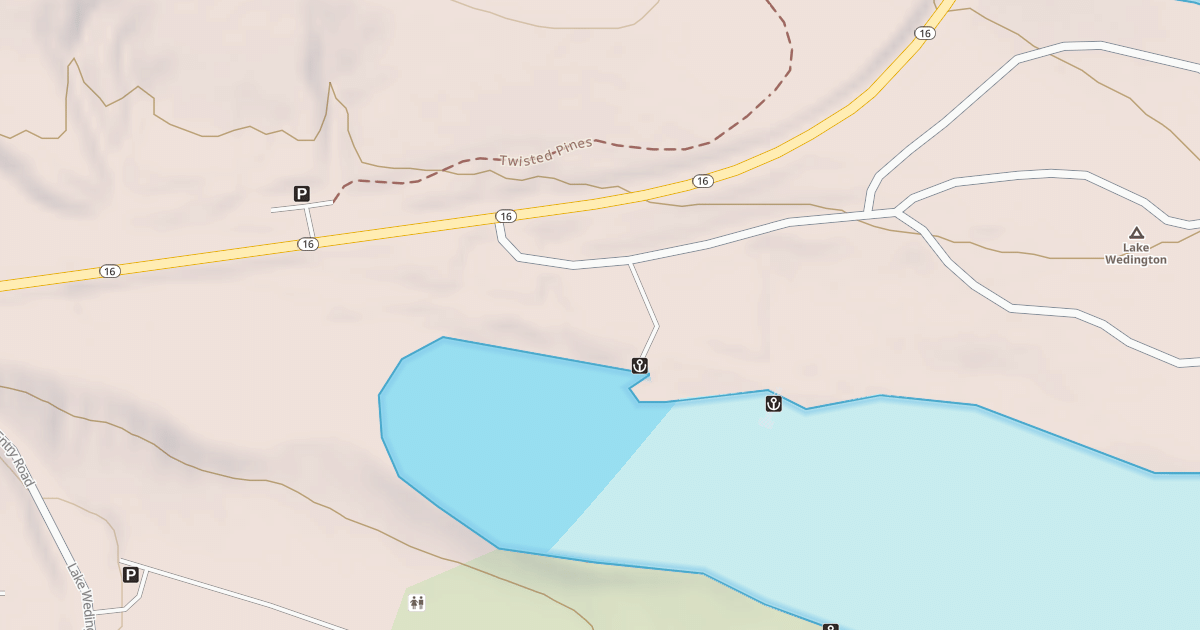 Map preview of WEDINGTON LAUNCHING RAMP