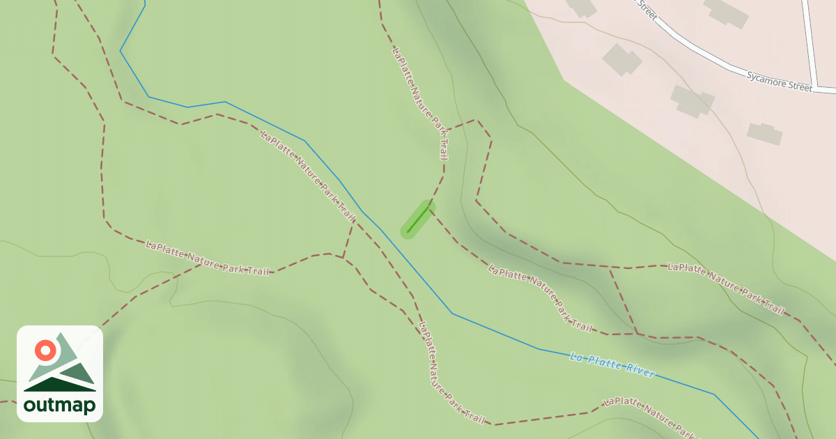 Map of LaPlatte Nature Park Trail
