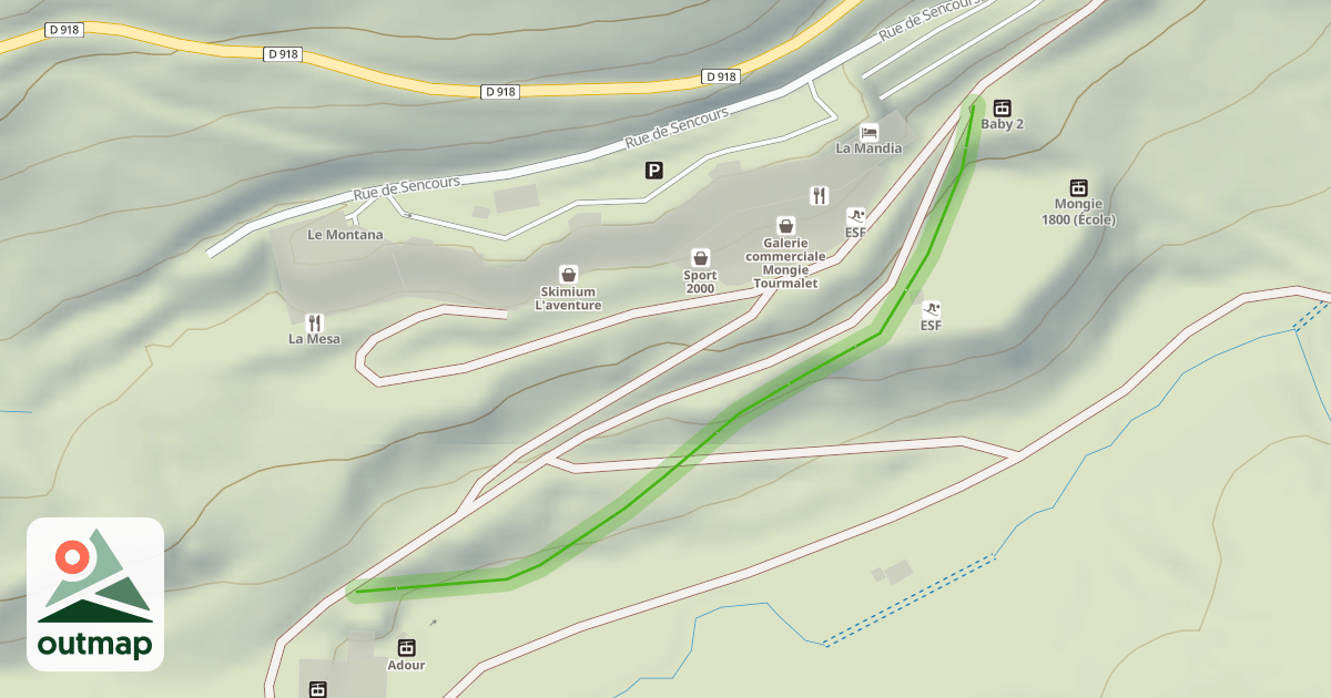 Map of Adour