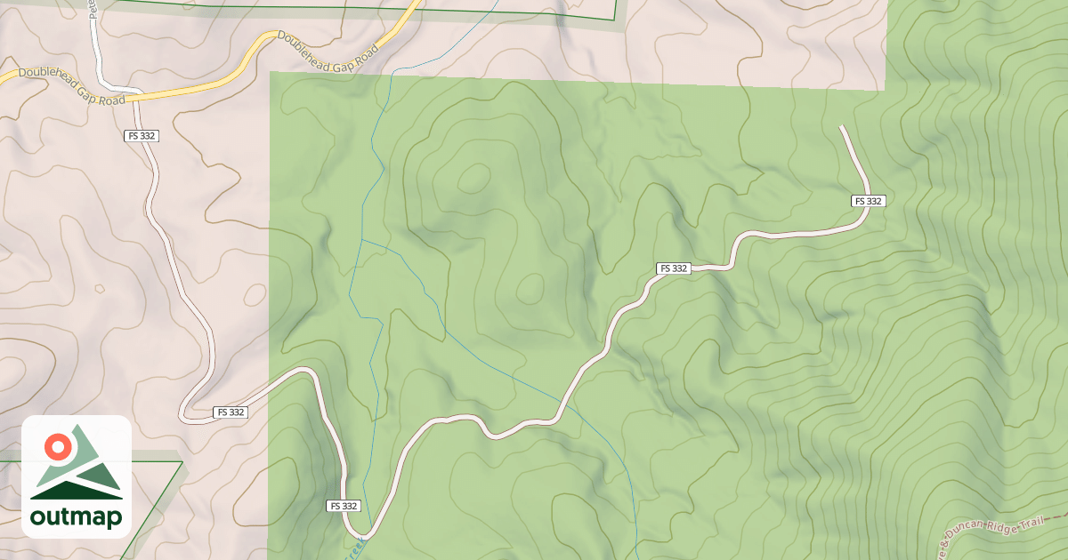 Map of LAUREL BRANCH