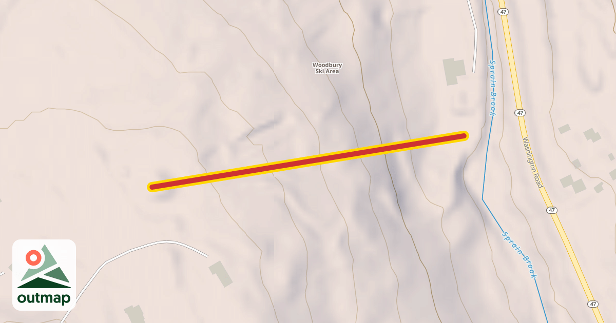 Map of Double Chair Lift