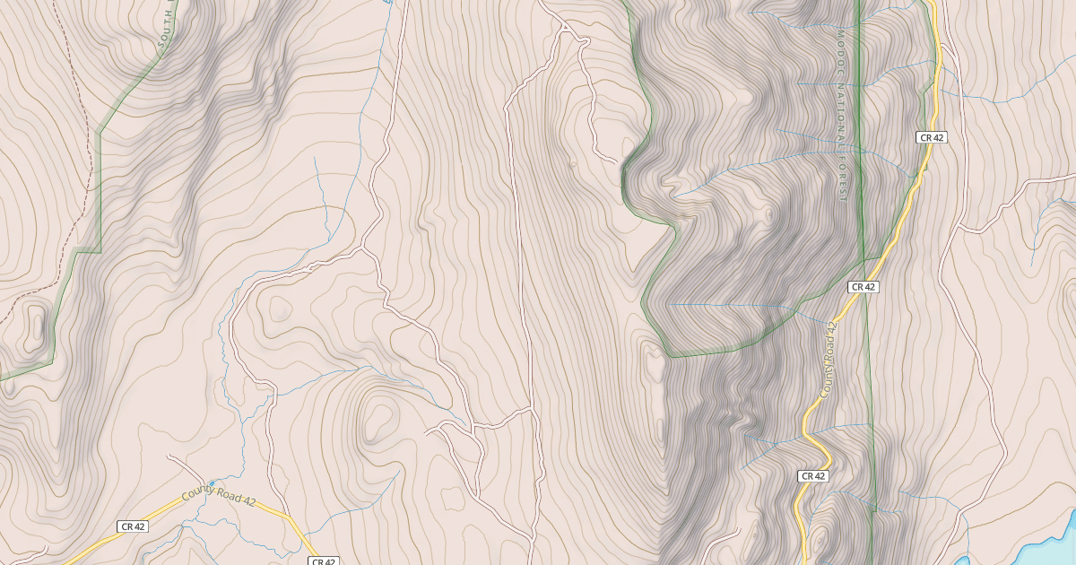 Map preview of COLD SPRING SPUR