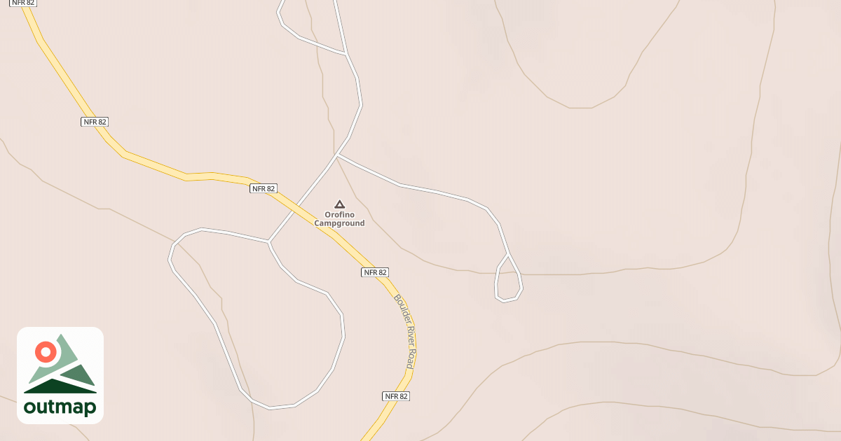 Map of OROFINO GROUP PICNIC AREA