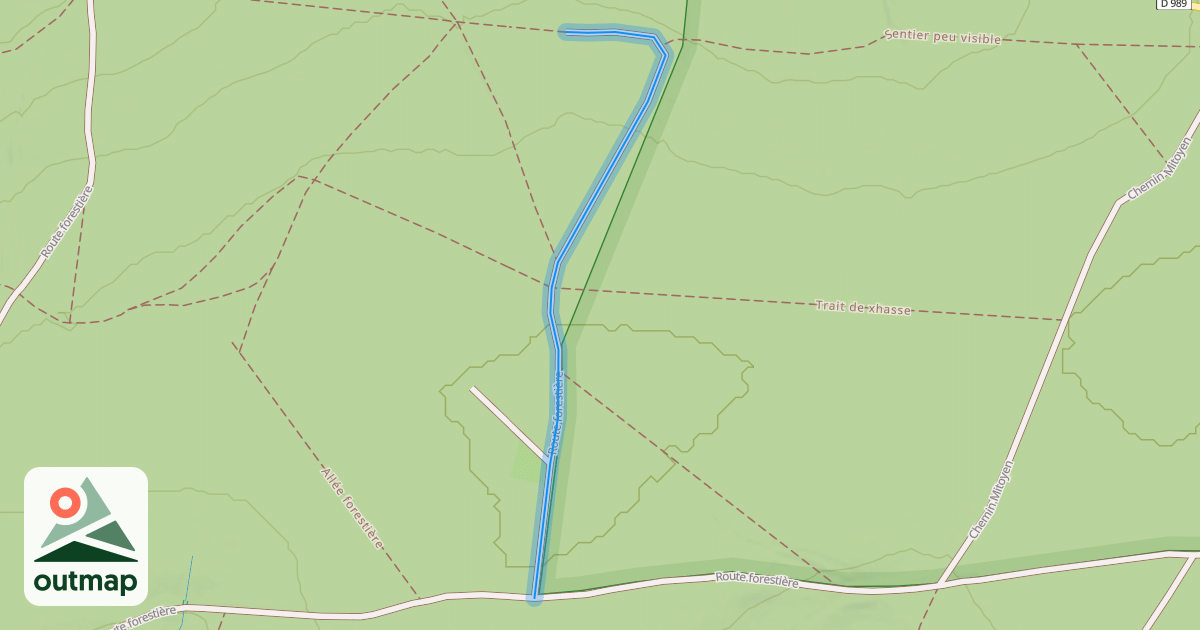 Map of Route forestière