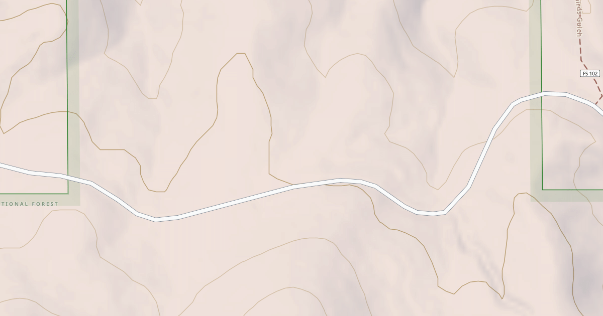 Map preview of GRAYBACK GULCH