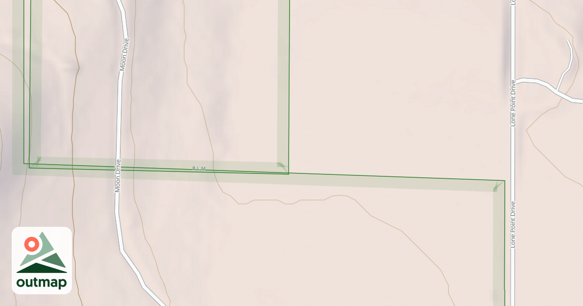 Map of BLM National GTLF Public Motorized Roads 1070511c-3320-4067-b6c4-d3cb1cc9099d