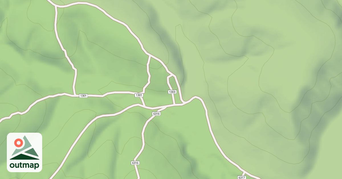 Map of USFS Motor Vehicle Use Map Trails 19091