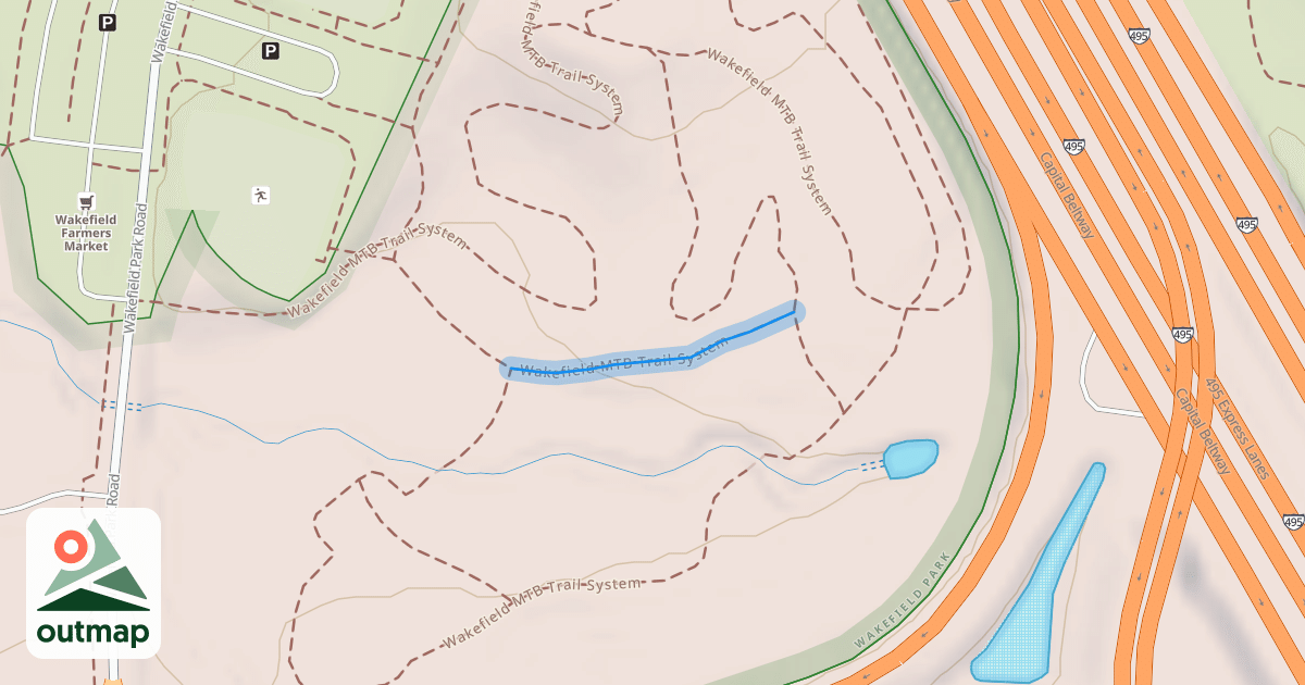 Map of Wakefield MTB Trail System