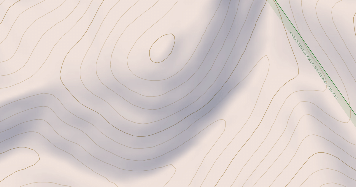 Map preview of South Sulfur Spur