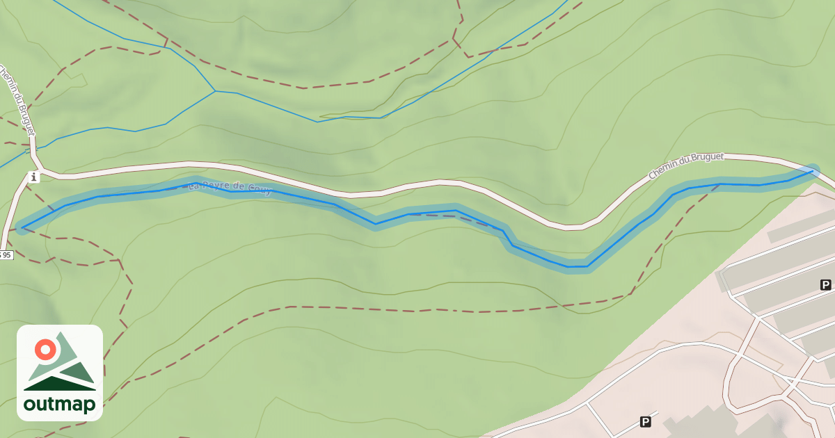 Map of La Peyre de Couy