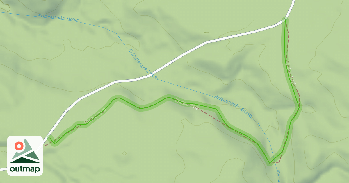 Map of Timber Trail