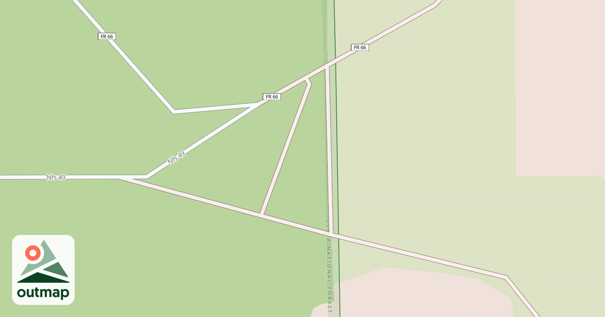 Map of USFS Motor Vehicle Use Map Roads {BBE0FC70-6271-4010-AB77-AB59D45AB33F}