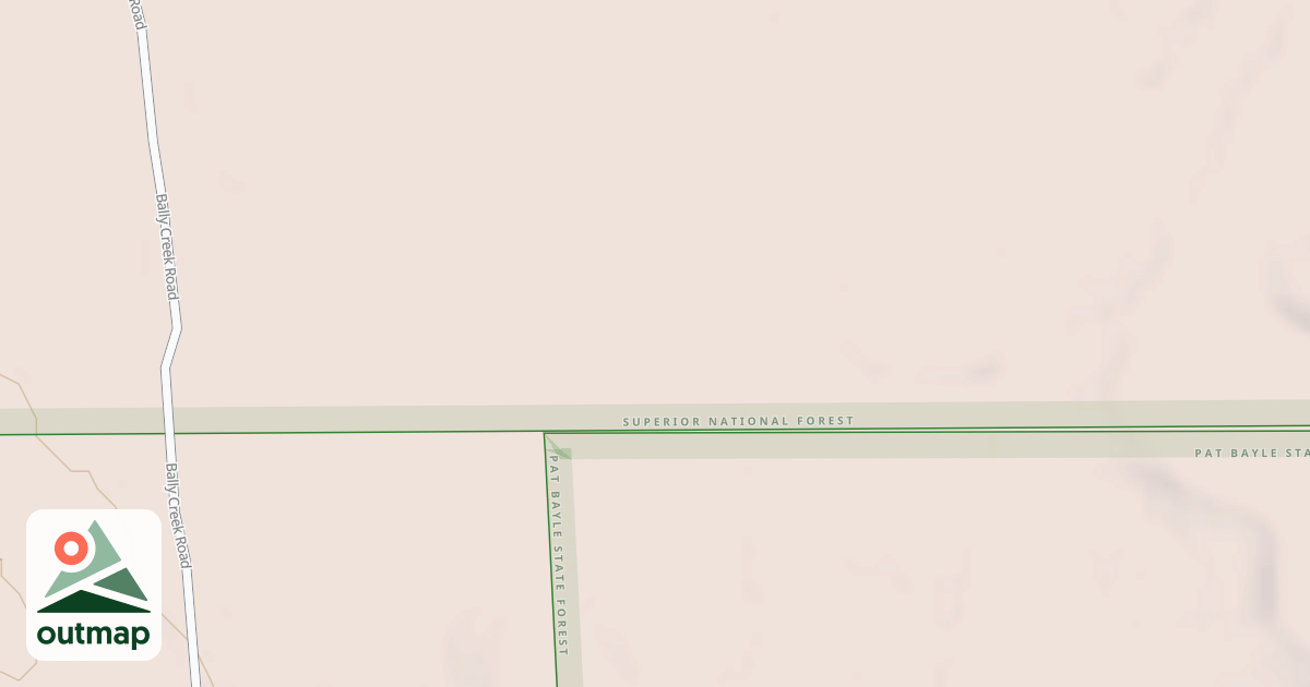 Map of BALLY CREEK SPUR Q