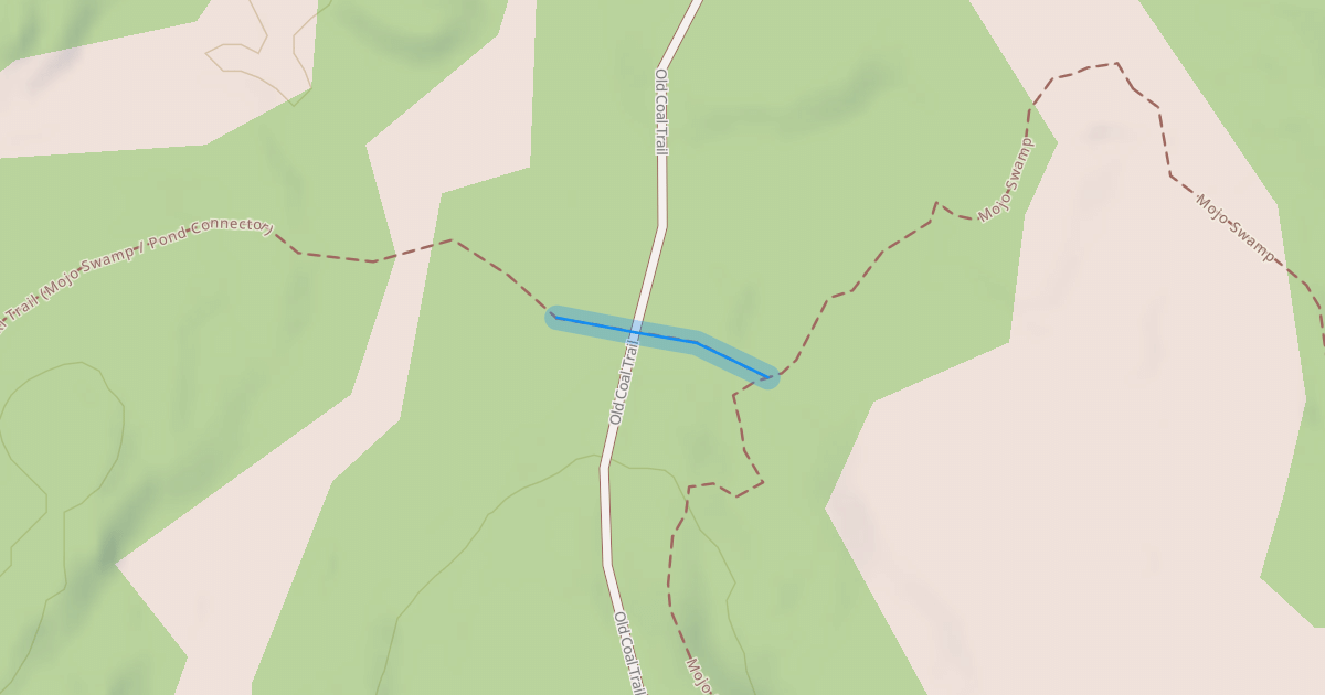 Map preview of XC Ski Trail (Mojo Swamp / Pond Connector)