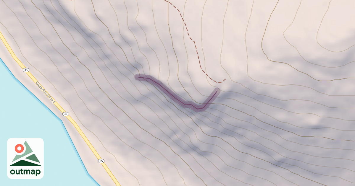 Map of Climbing Crag