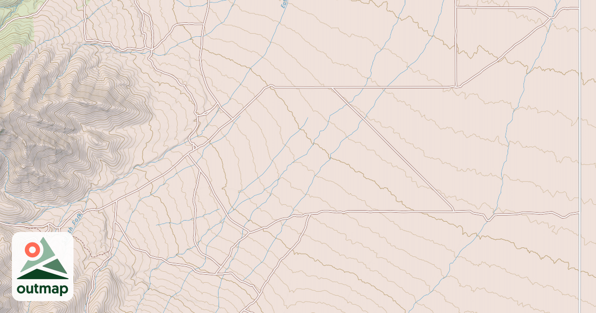 Map of EAST GOVERNMENT CREEK