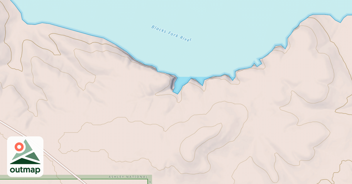 Map of NORTH CONFLUENCE DISPERSED C