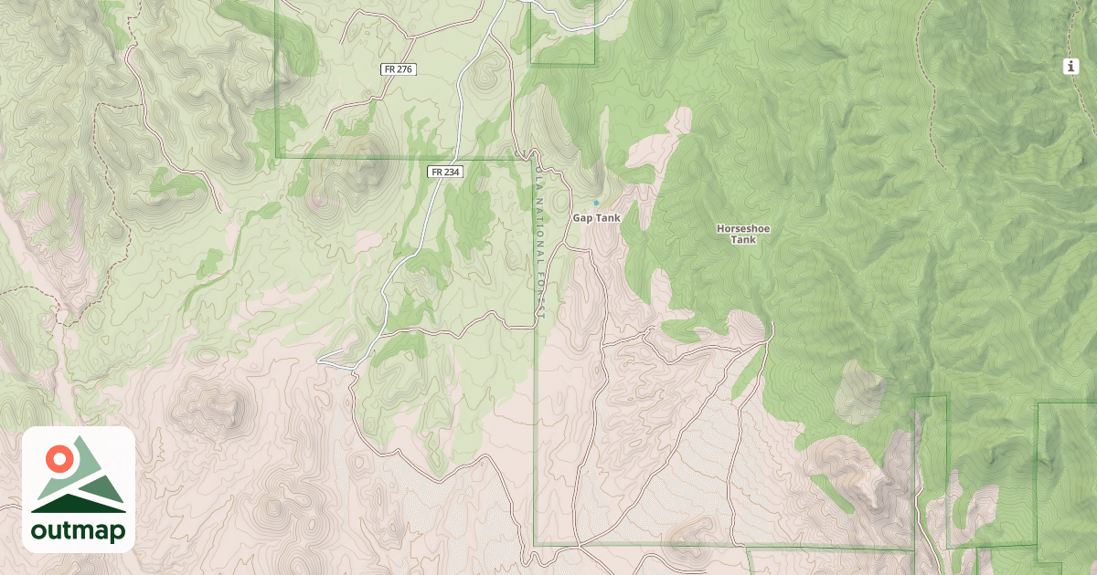 Map of USFS Motor Vehicle Use Map Roads {CEB40171-2A6A-4676-A2CA-C216A88E7EAA}