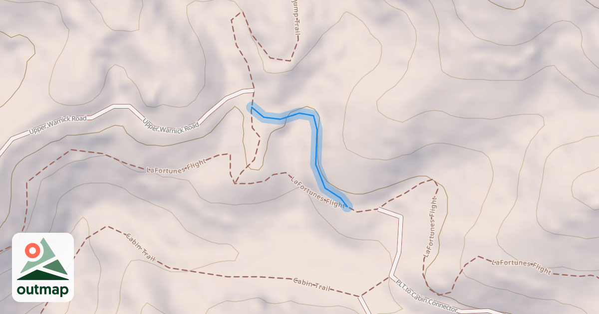 Map of Cabin Trail