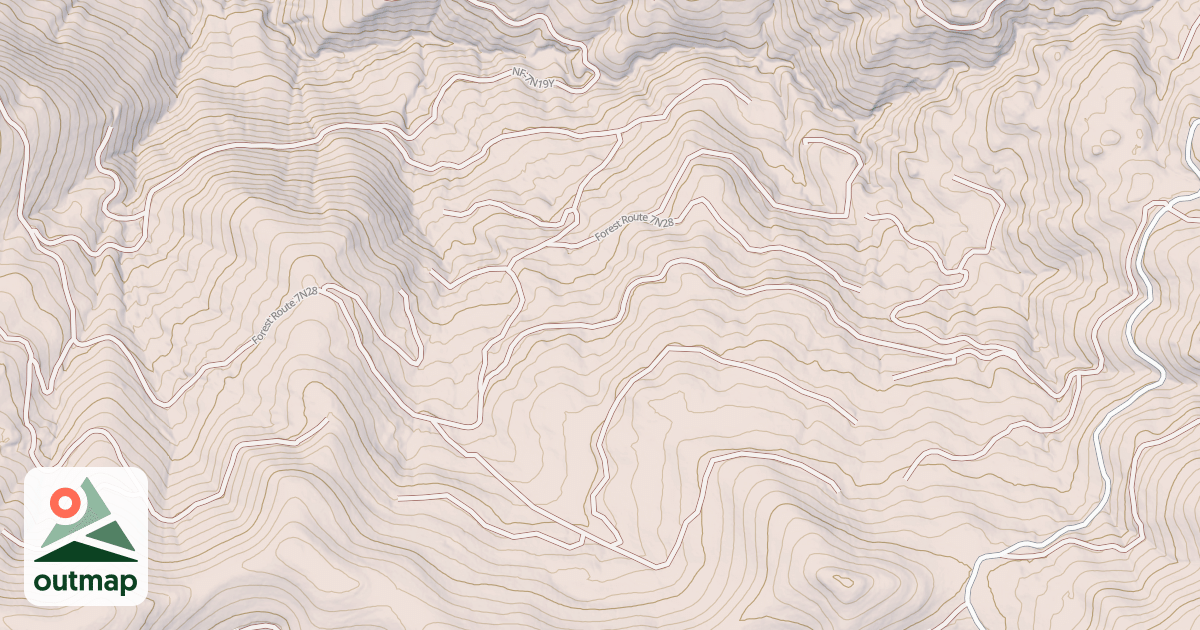 Map of USFS Motor Vehicle Use Map Roads {E61DED4E-C480-4954-8EF7-E317A3ED81B4}