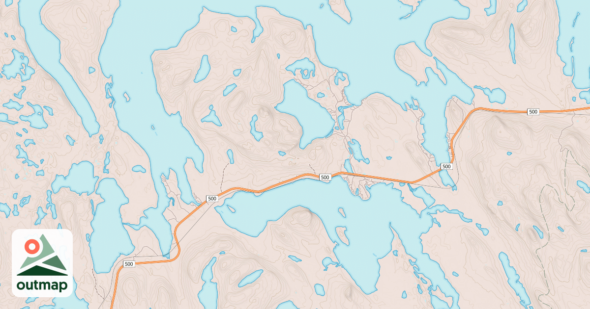 Map of White Wolf Snowmobile Club Winter Trail System