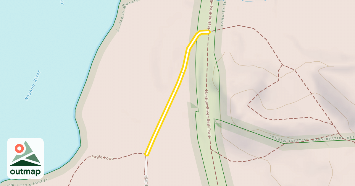 Map of J. Harry Rich Trail