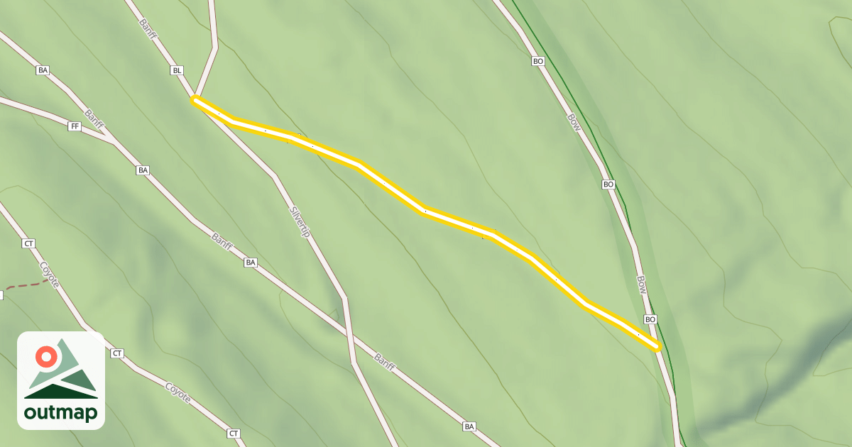 Map of Banff