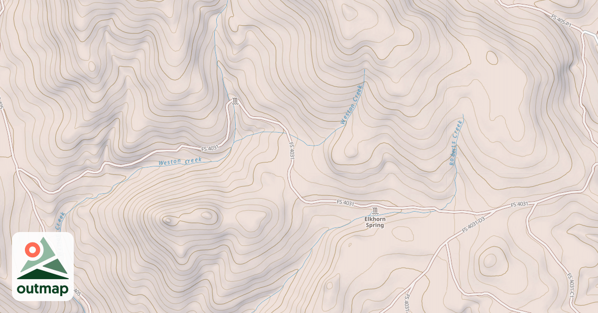 Map of WESTON CREEK