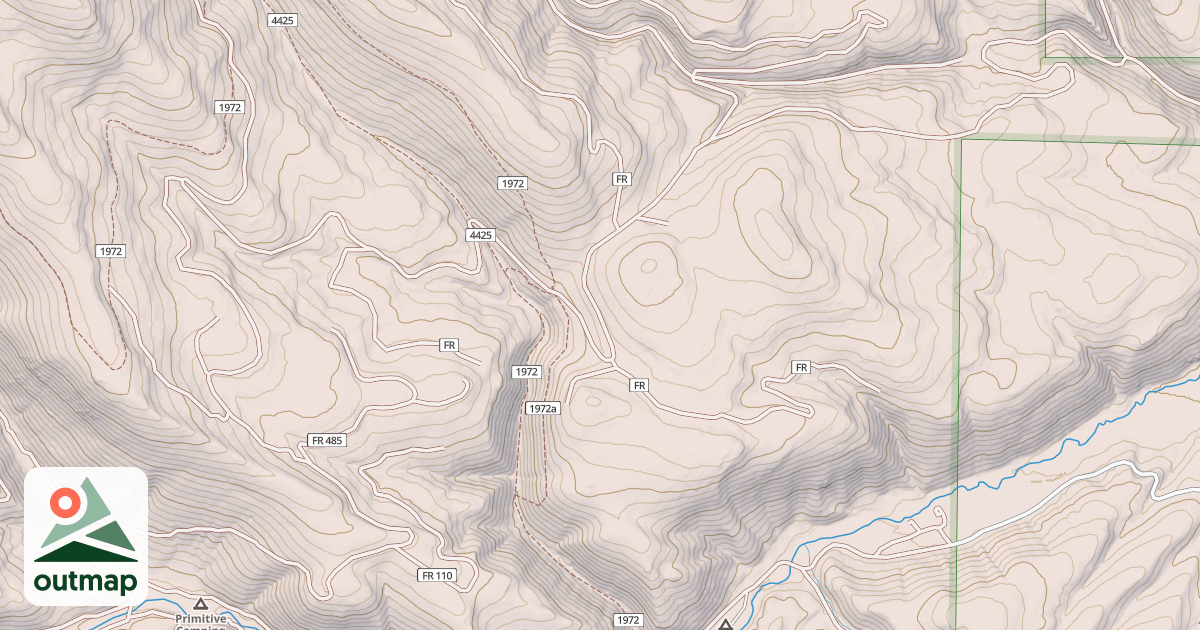 Map of Sheep Creek Snowmobile