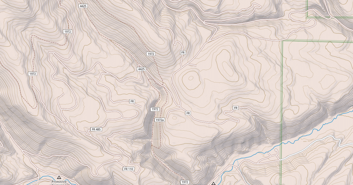 Map preview of Sheep Creek Snowmobile