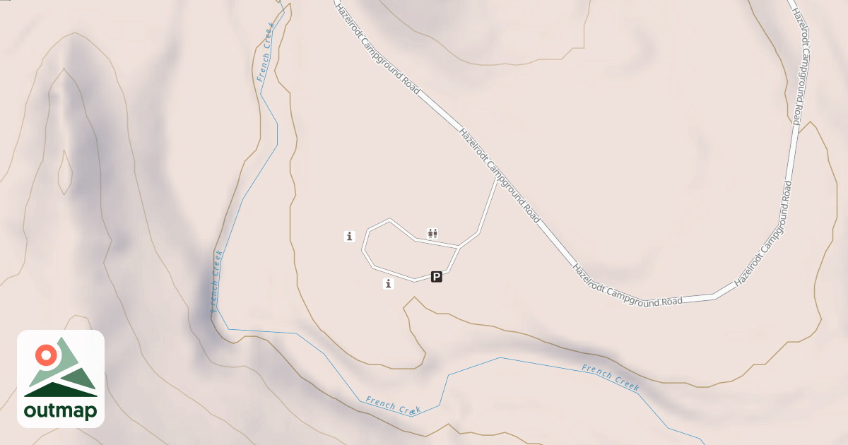 Map of HAZELRODT PG