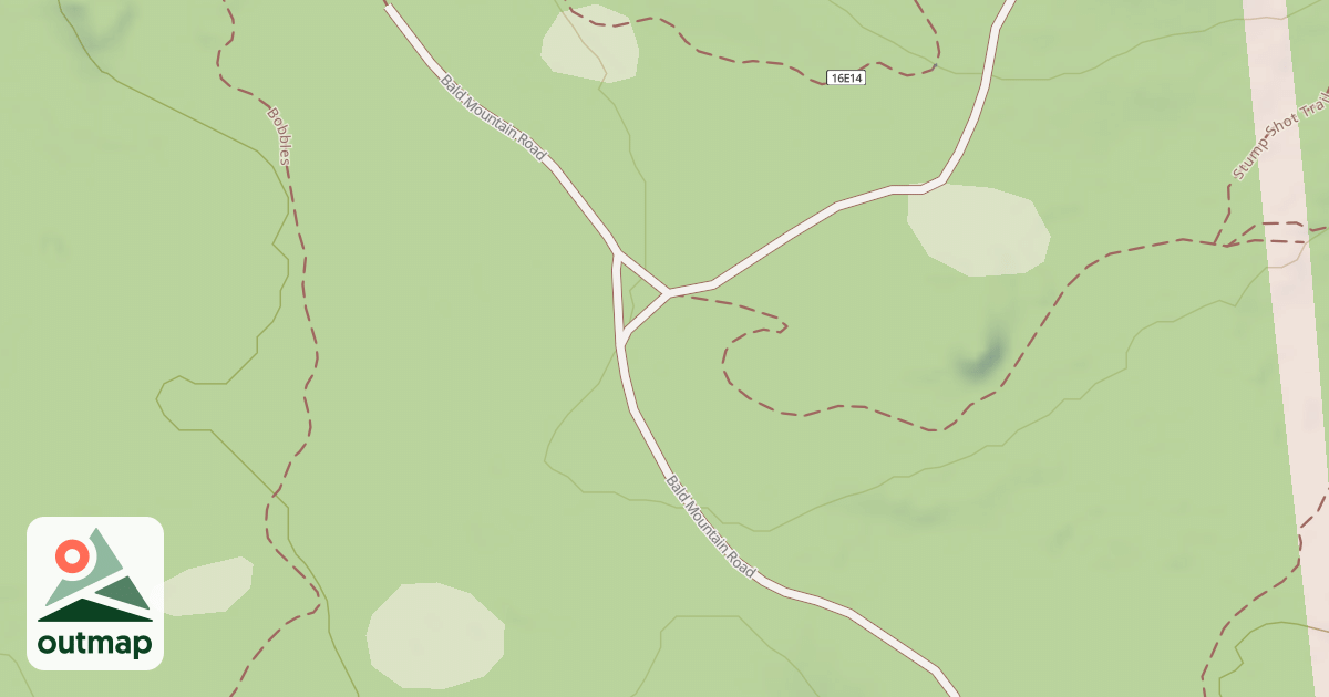 Map of BALD MTN