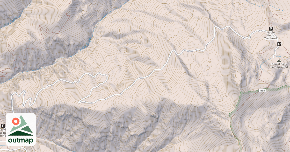 Map of CORRAL PASS